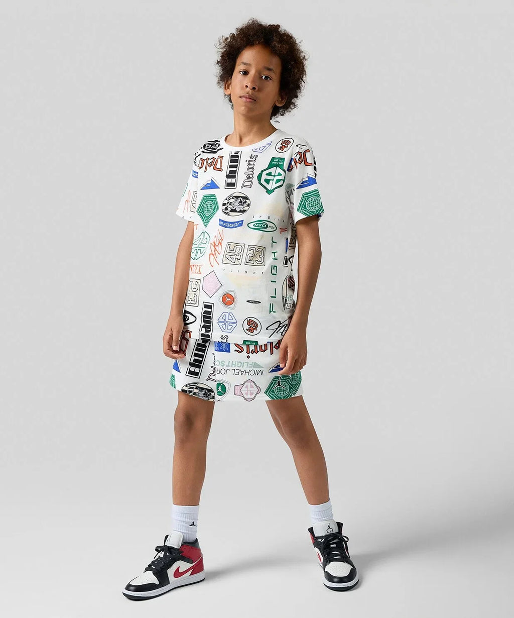 Jordan Shorts Essentials bianco da bambino