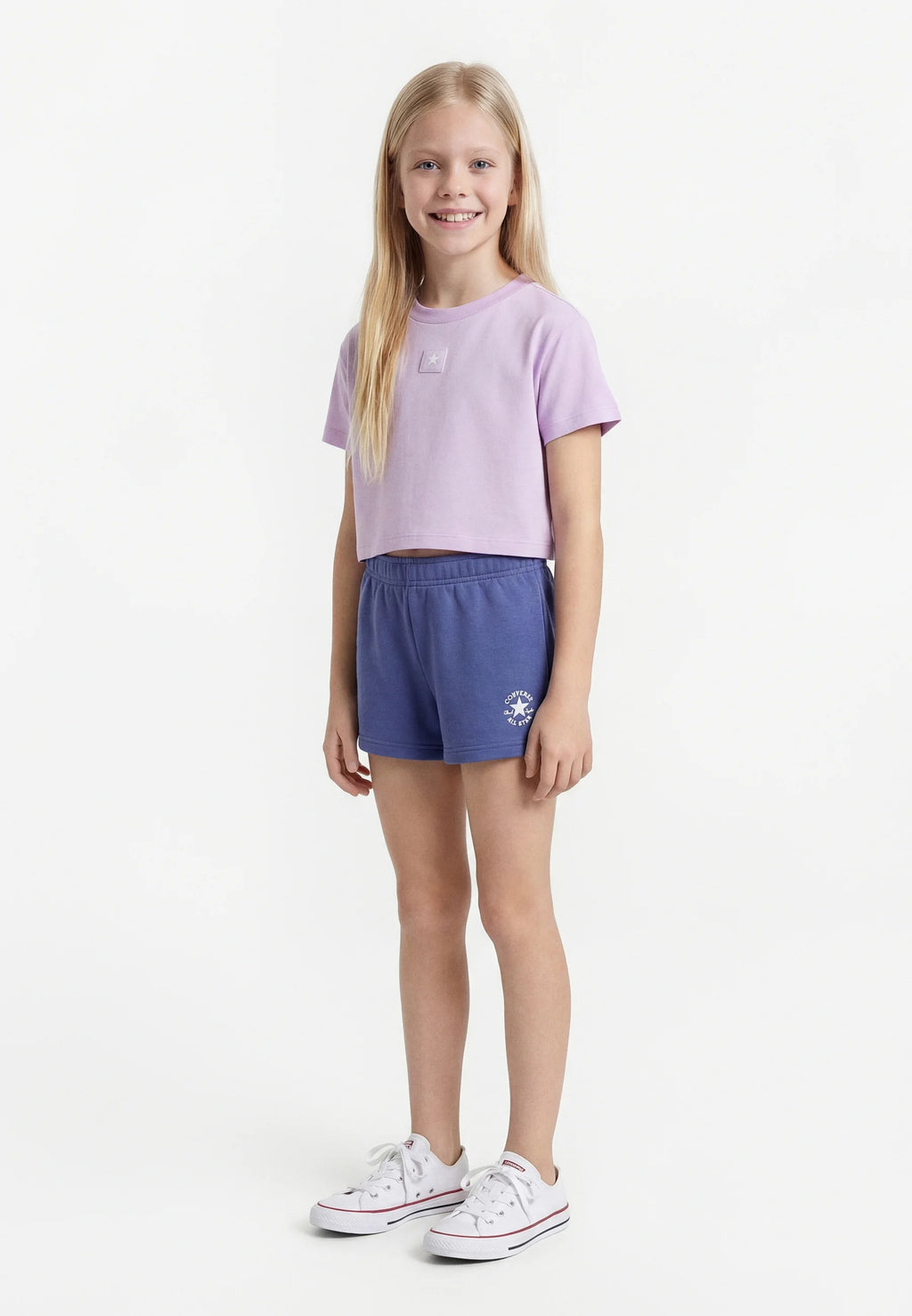 Converse BOXY TEE SET - Basic T-shirt - indigo storm