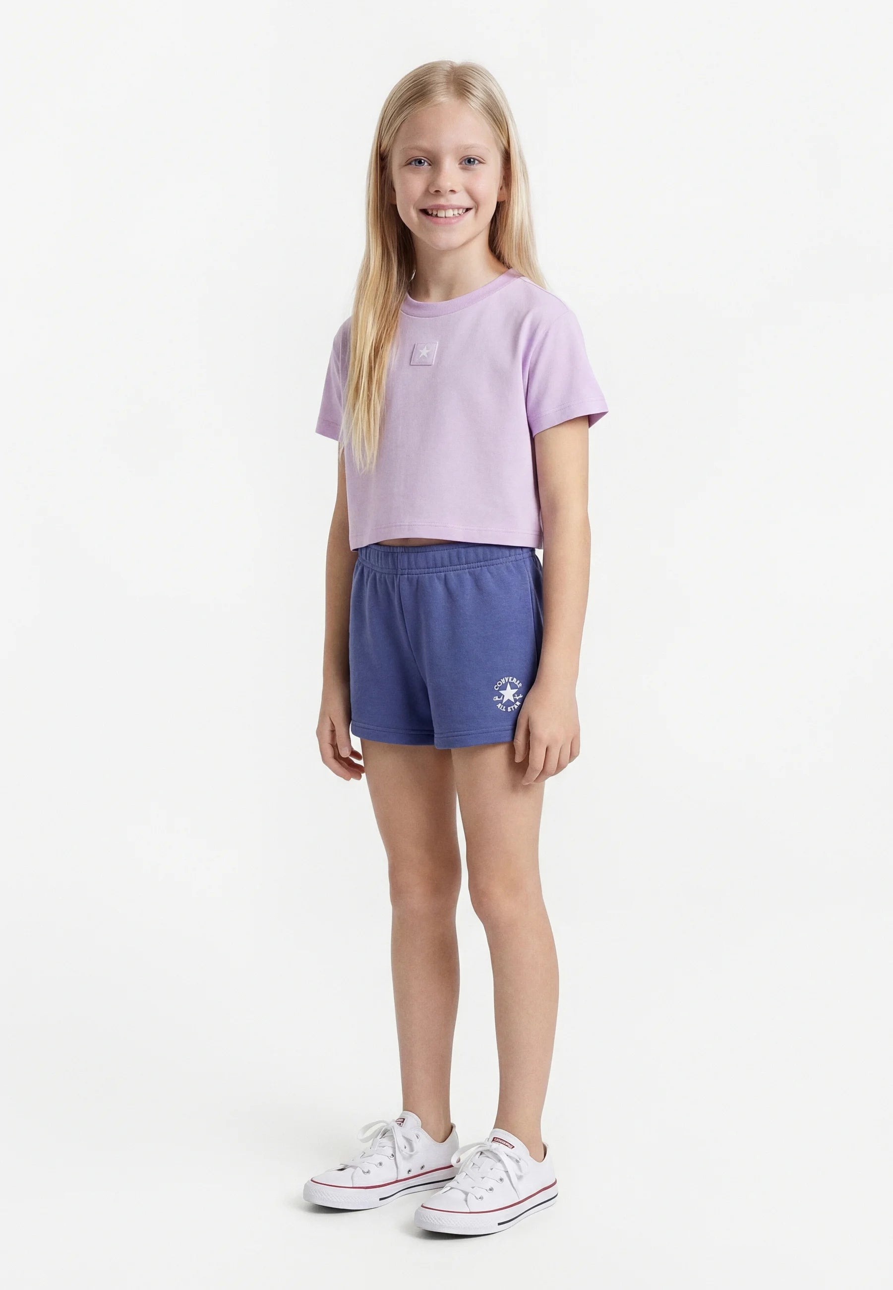 Converse BOXY TEE SET - Basic T-shirt - indigo storm