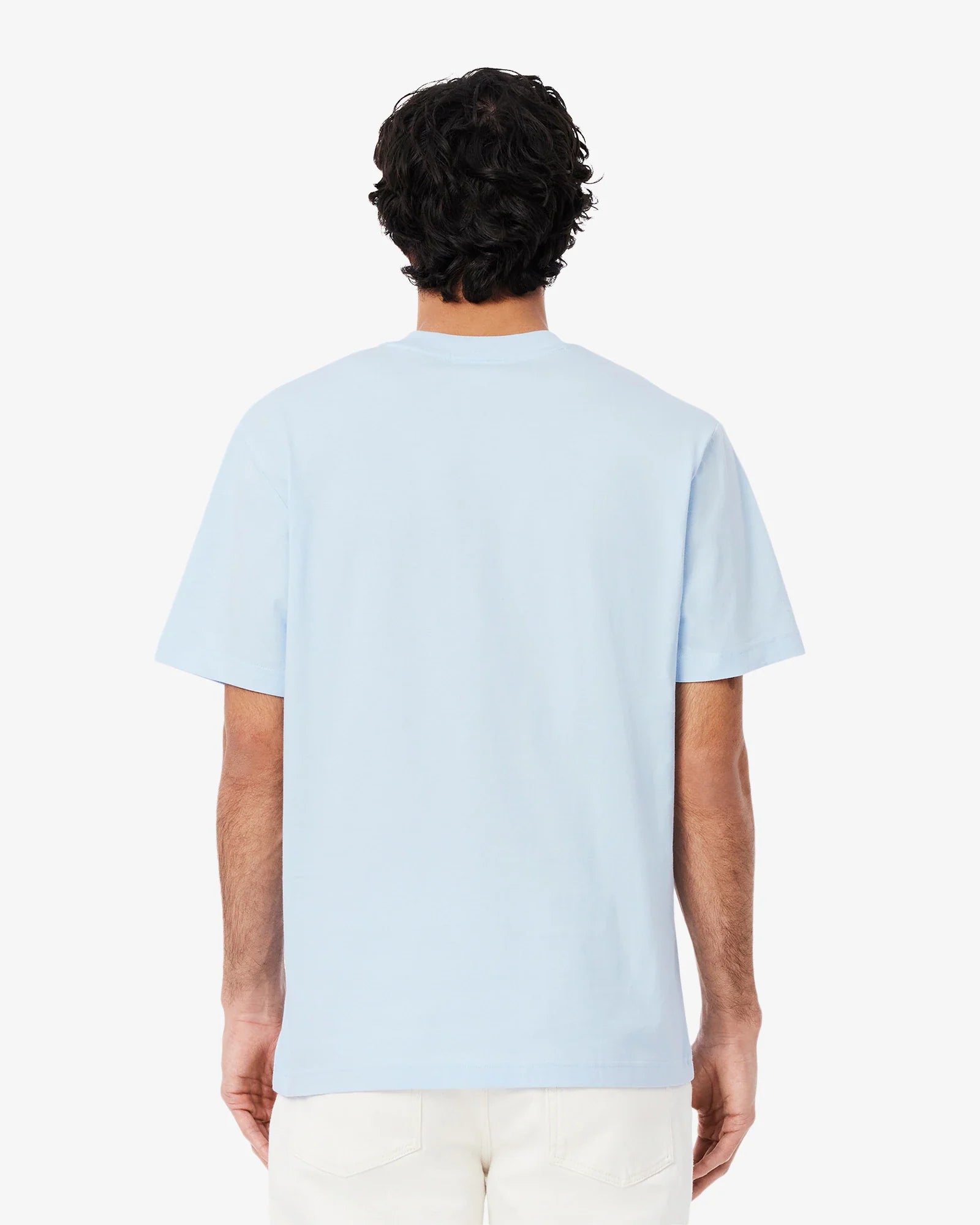 T-shirt Lacoste in cotone Azzurra