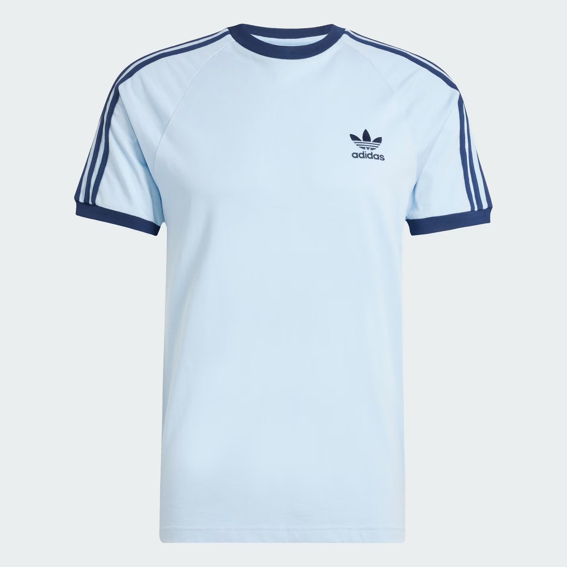 T-shirt adicolor 3 stripes Celeste