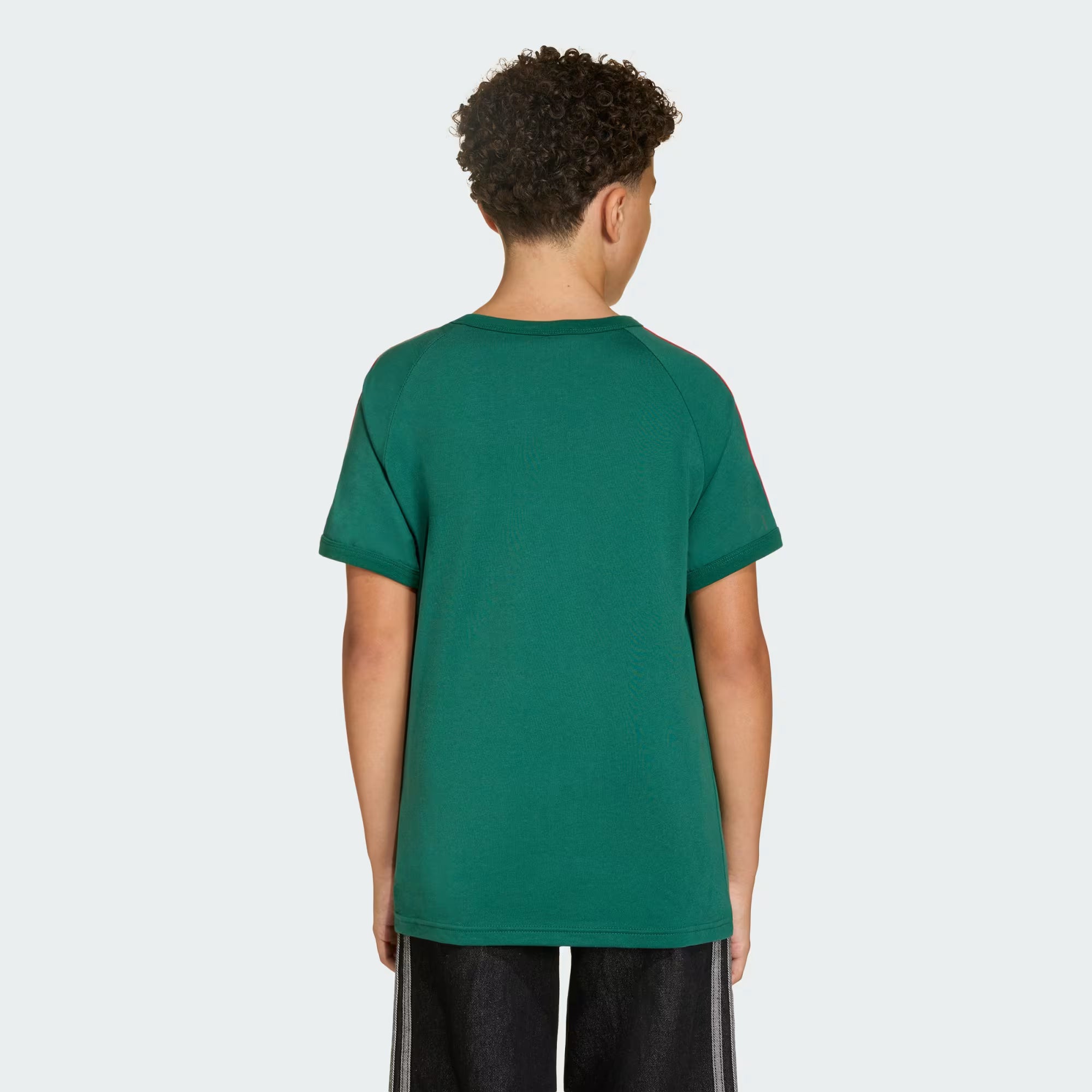 3-Stripes T-Shirt Tee Drkgrn
