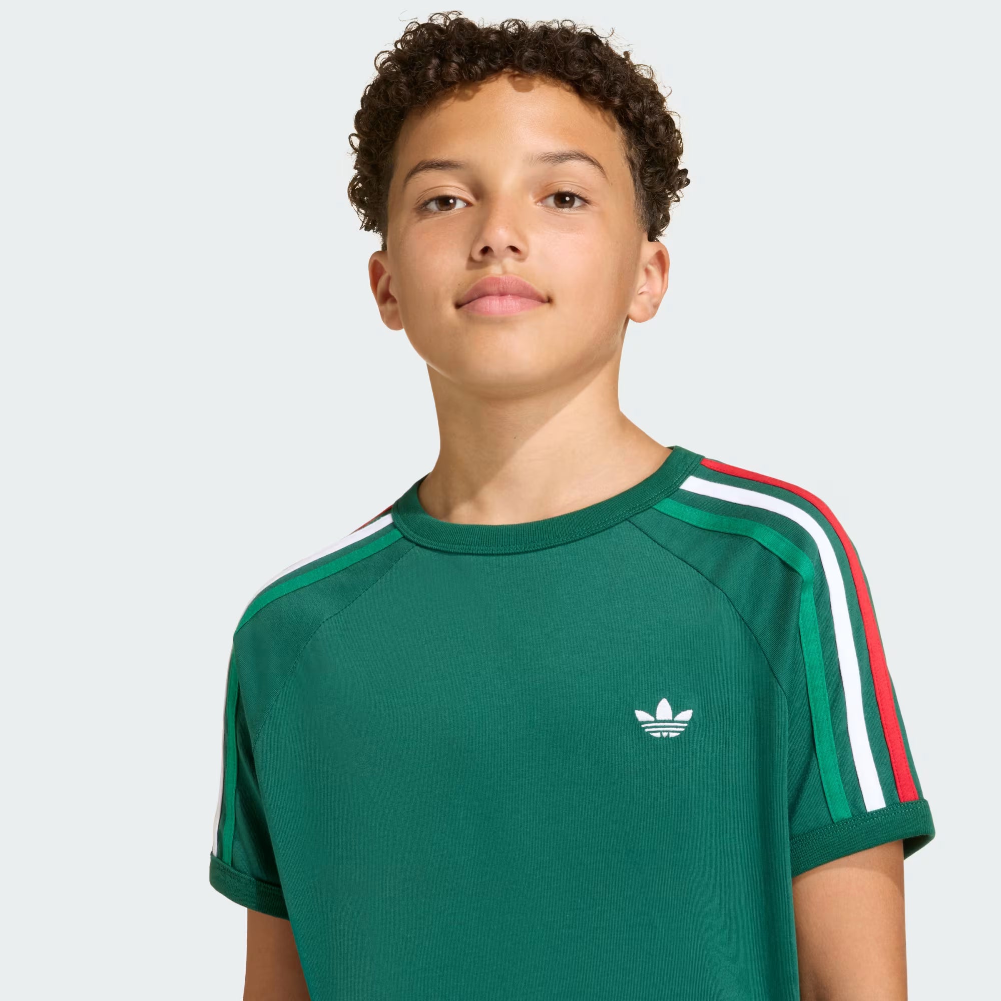 3-Stripes T-Shirt Tee Drkgrn