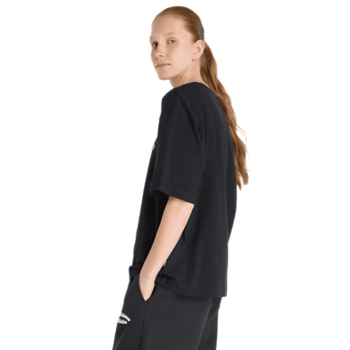New Balance - Linear Heritage - T-shirt oversize nera