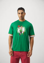NBA BOSTON CELTICS PANEL OVERSIZED TEE - T-shirt con stampa - green