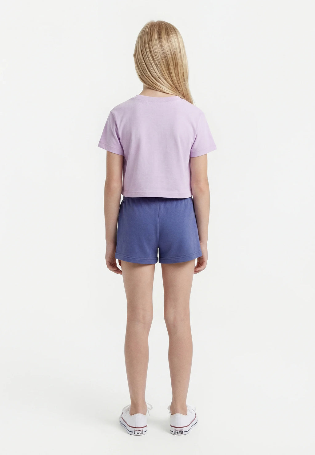 Converse BOXY TEE SET - Basic T-shirt - indigo storm