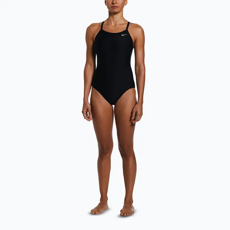 Costume intero da donna Nike Solid Racerback nero