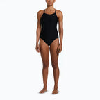 Costume intero da donna Nike Solid Racerback nero