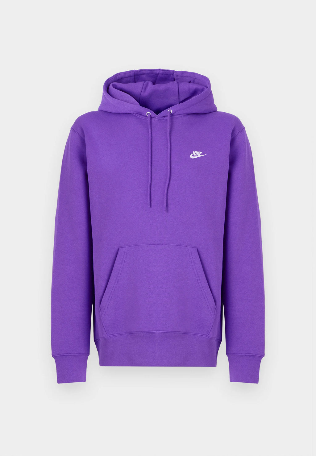 Nike Sportswear CLUB - Felpa con cappuccio - wild grape/white