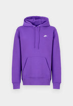 Nike Sportswear CLUB - Felpa con cappuccio - wild grape/white