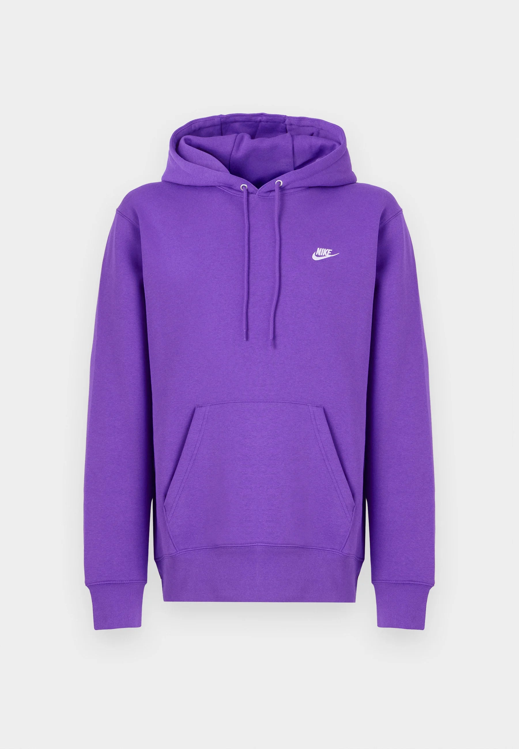 Nike Sportswear CLUB - Felpa con cappuccio - wild grape/white