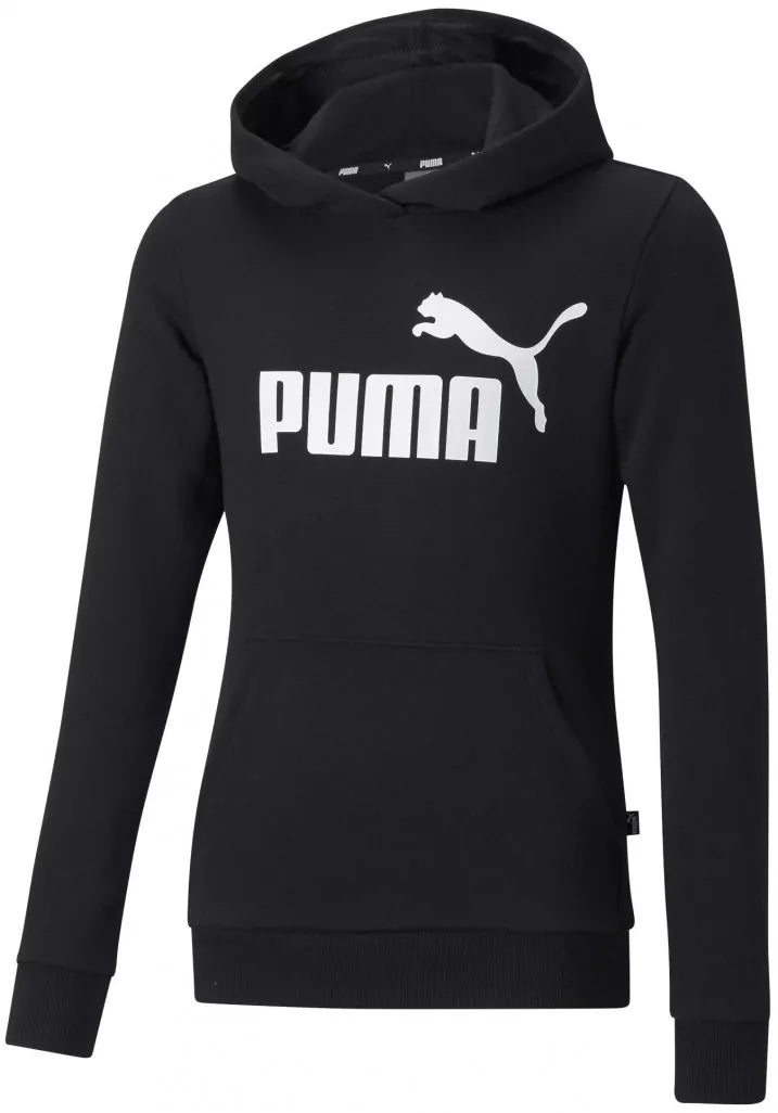 Felpa con cappuccio Puma Ess Logo nera