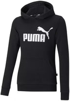 Felpa con cappuccio Puma Ess Logo nera