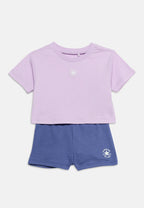 Converse BOXY TEE SET - Basic T-shirt - indigo storm