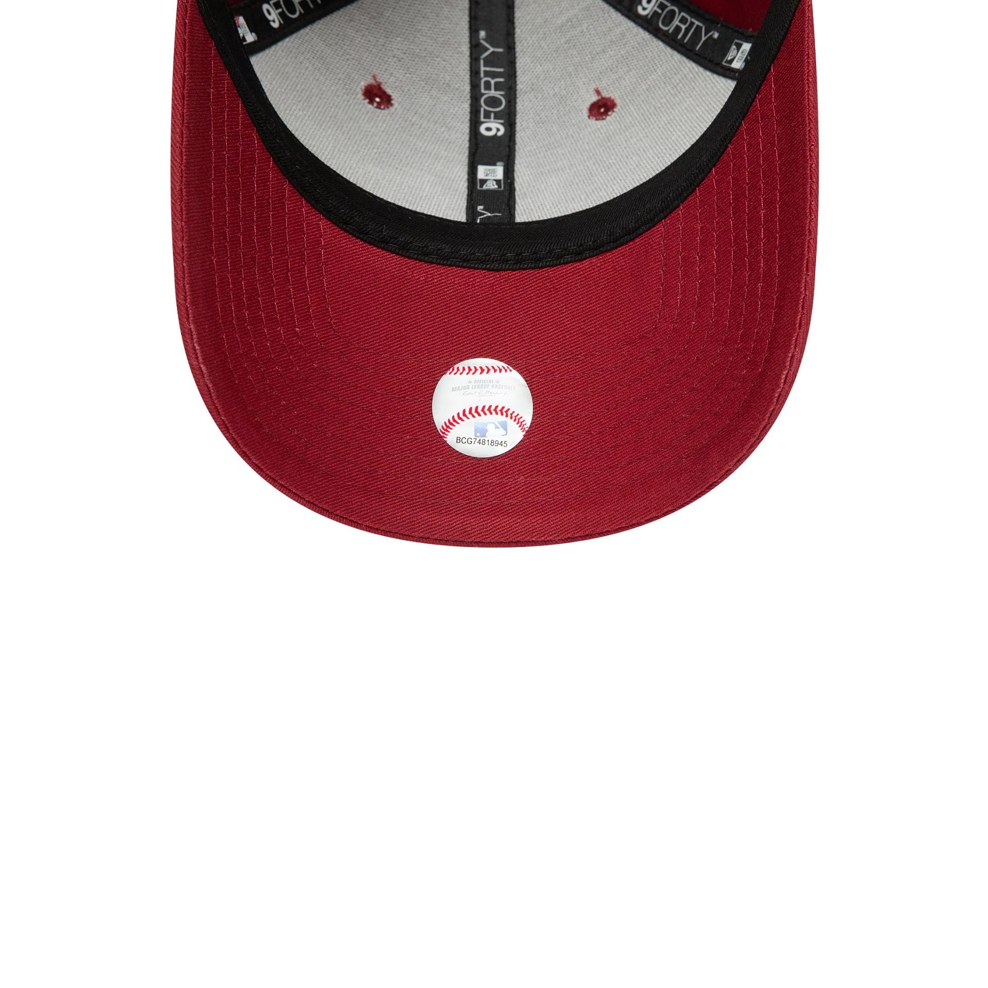 Cappellino 9FORTY Regolabile New York Yankees Essential bordeaux