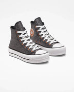 Chuck Taylor All Star Lift Platform Metallico