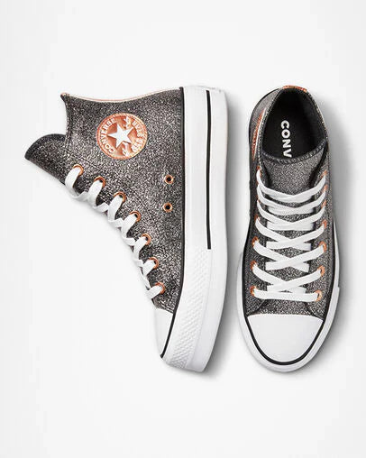 Chuck Taylor All Star Lift Platform Metallico