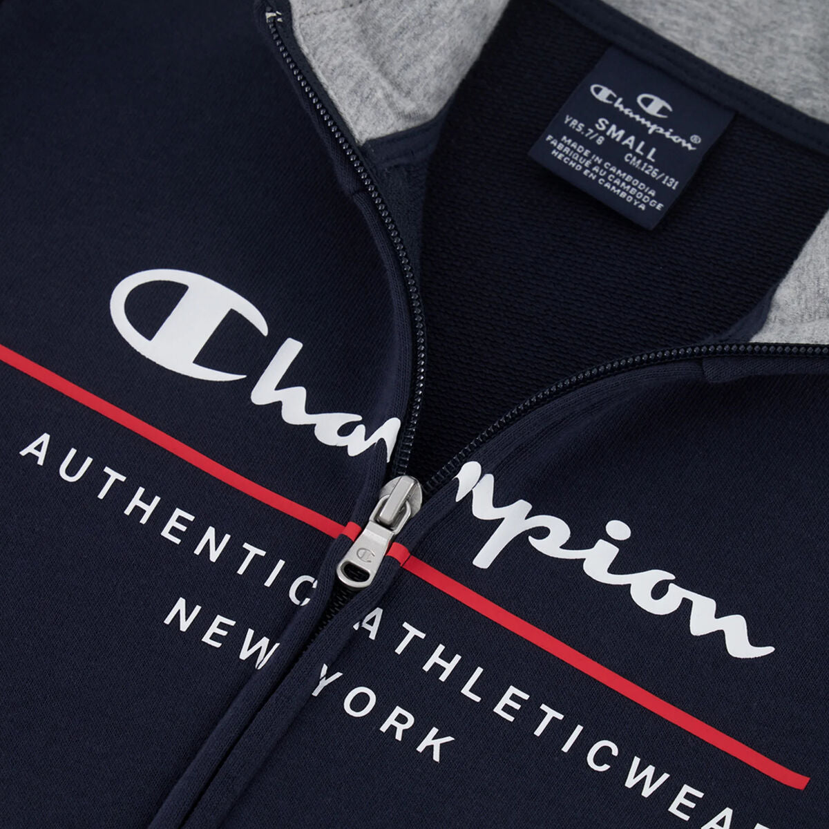 CHAMPION Tuta Full Zip Blu Bambino
