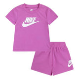 NIKE set bimba pantaloncino e t-shirt rosa