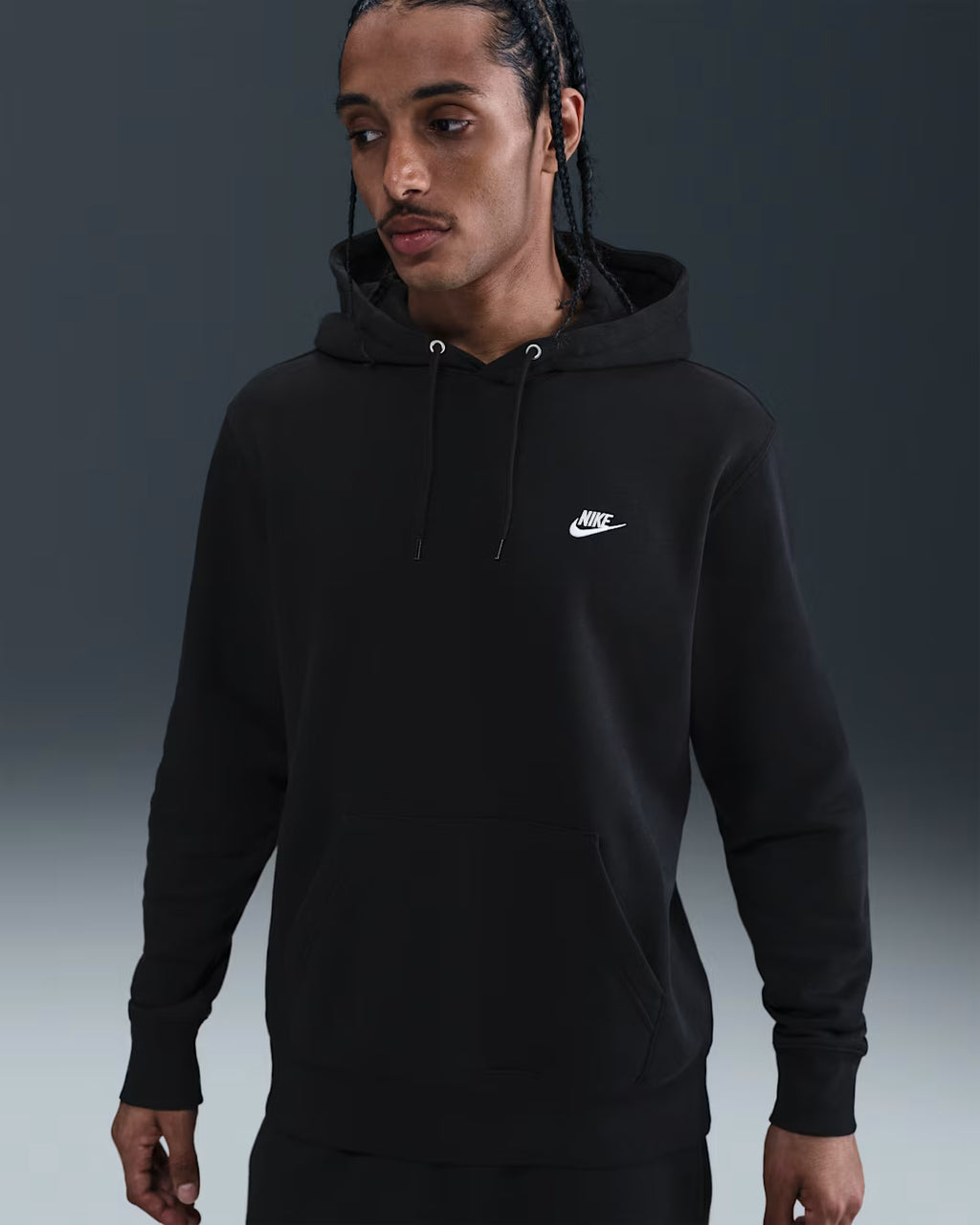 Nike Club Felpa pullover in fleece con cappuccio