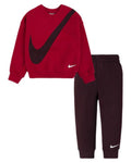 Tuta 2 pc burgandy crush