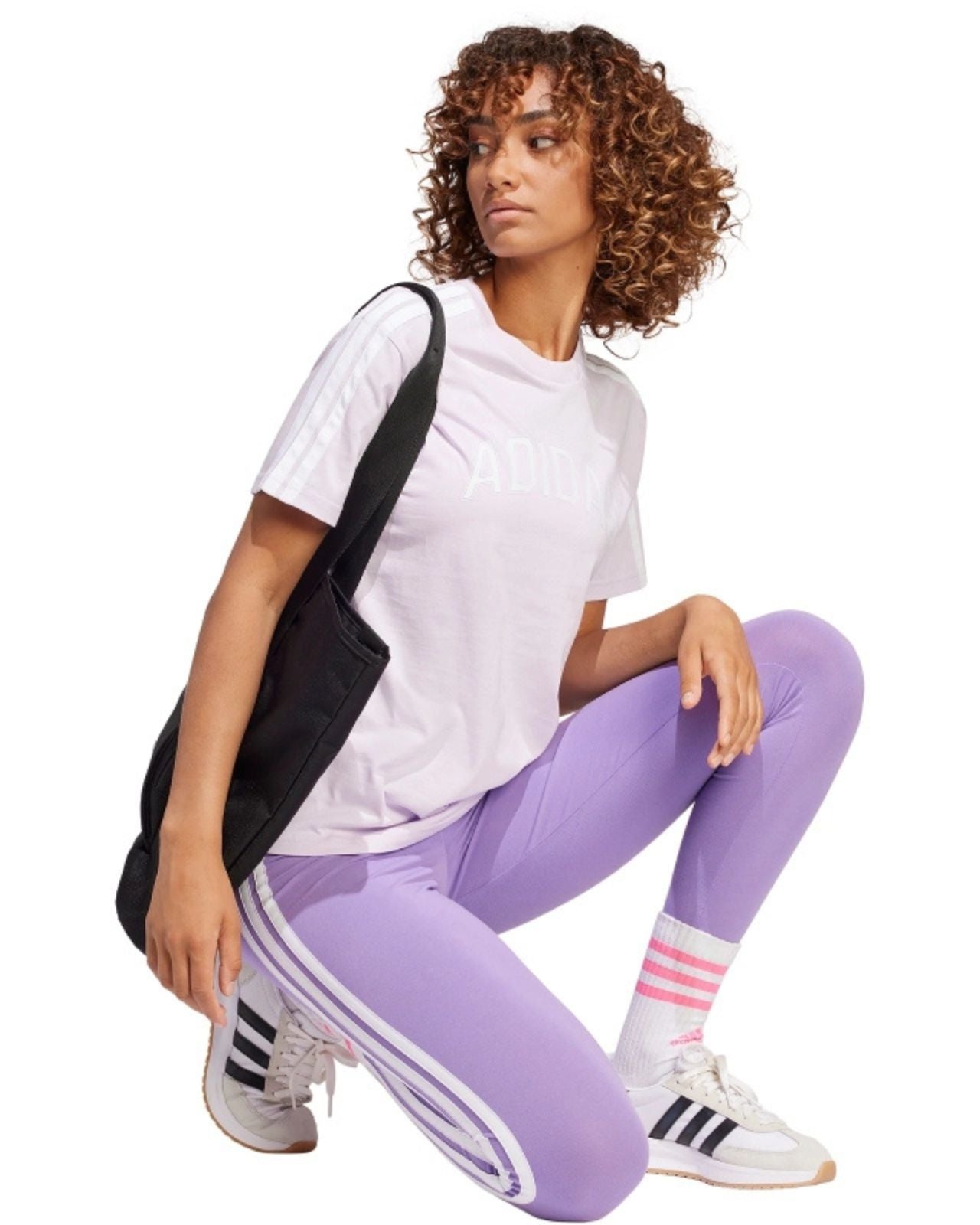 Adidas Lounge Soft-Side Graphic T-Shirt Donna