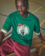 NBA BOSTON CELTICS PANEL OVERSIZED TEE - T-shirt con stampa - green