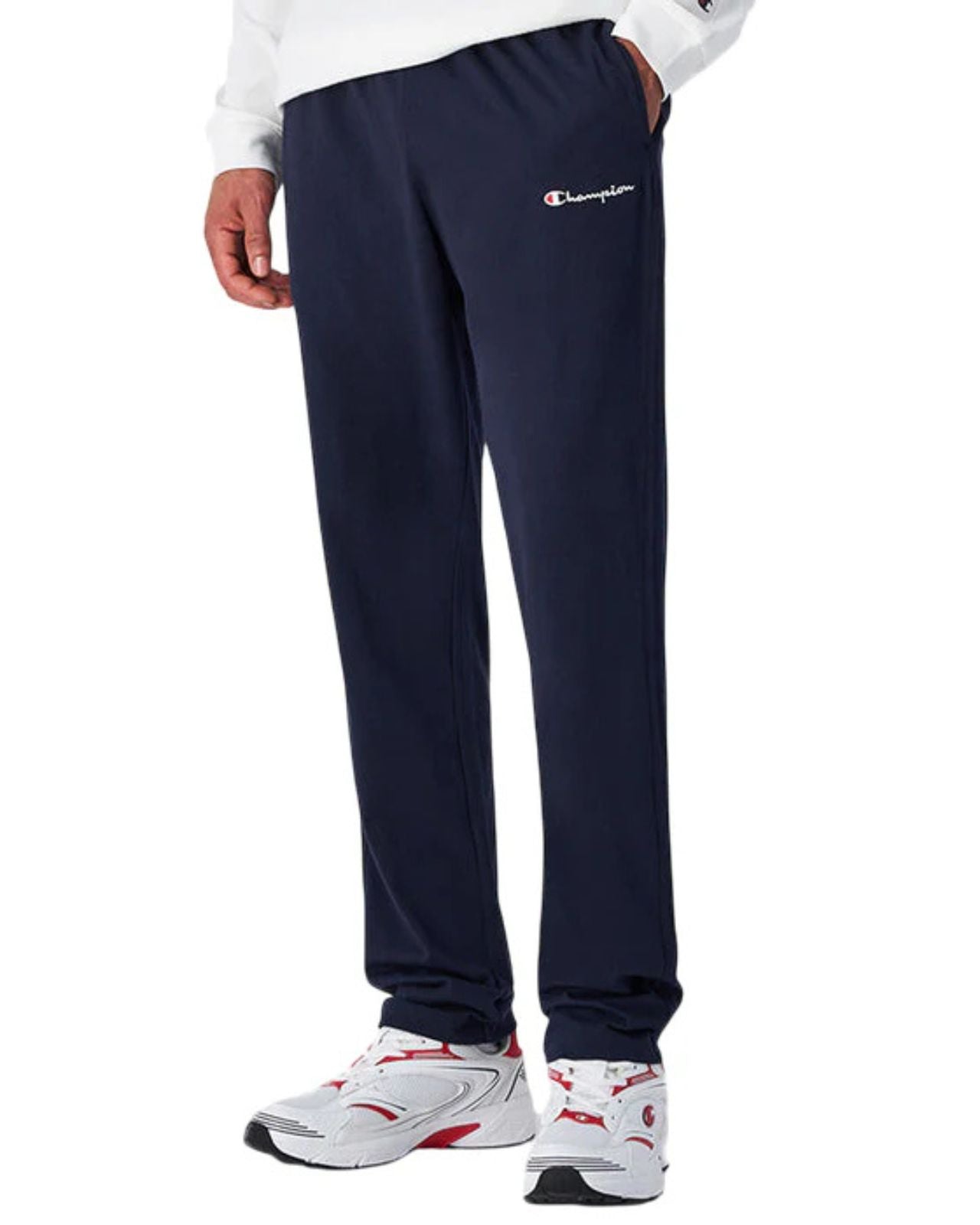 Champion pantalone sportivo da uomo in cotone jersey
