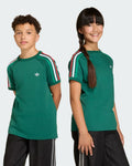 3-Stripes T-Shirt Tee Drkgrn