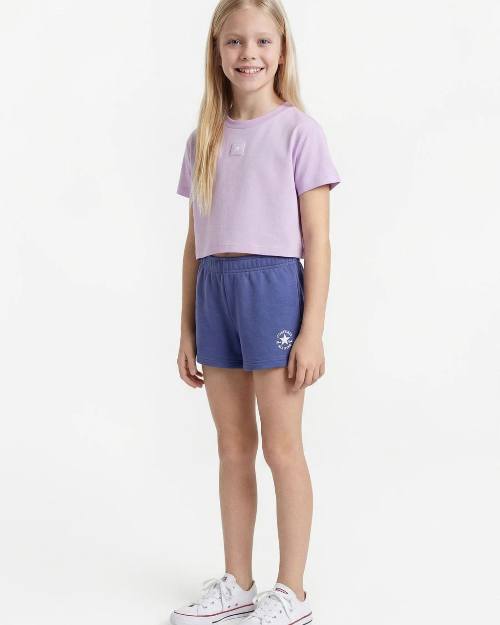 Converse BOXY TEE SET - Basic T-shirt - indigo storm