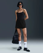 Nike Sportswear Chill Terry Minigonna-pantalone da donna a vita media in French Terry