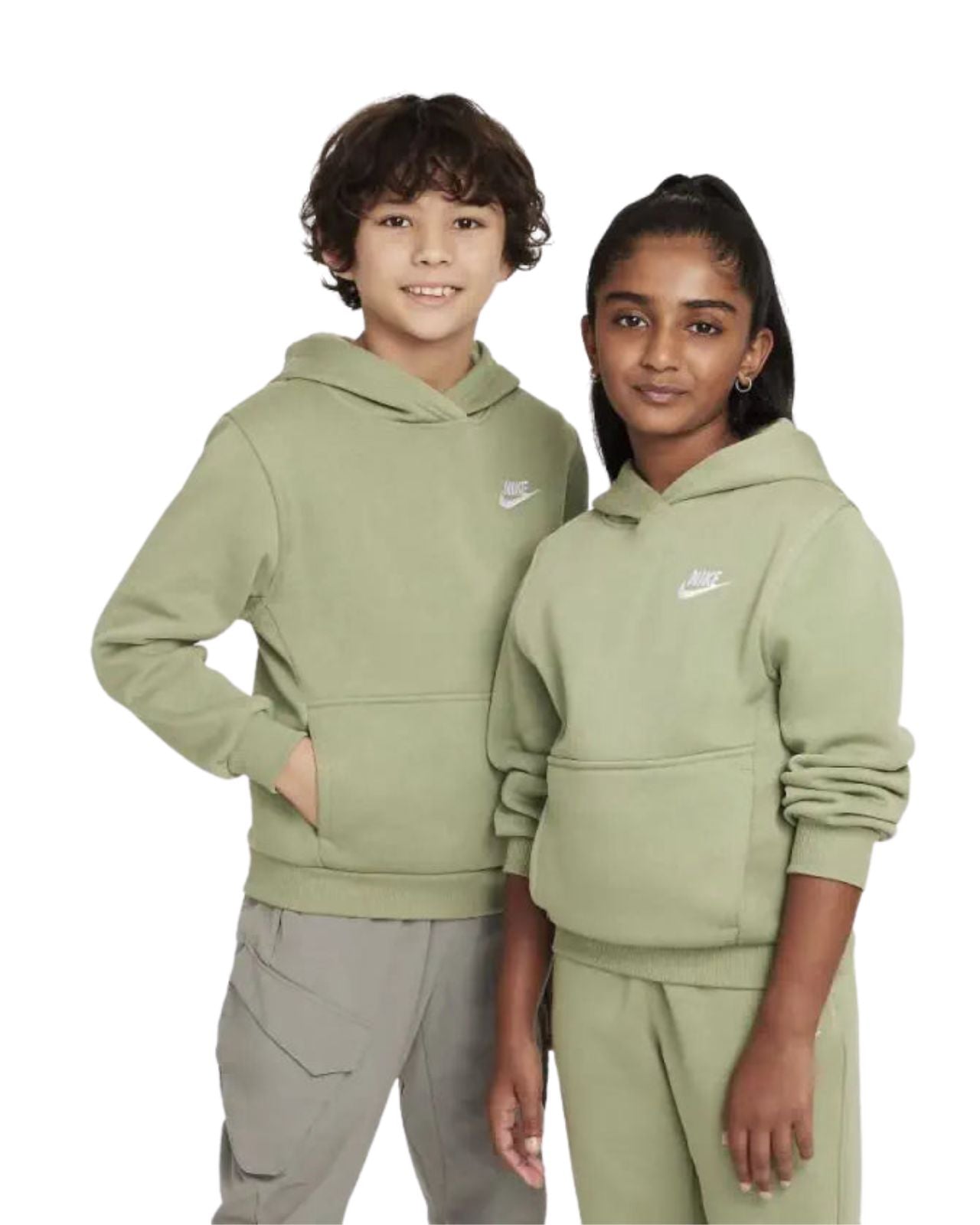 Felpa con cappuccio Nike Sportswear Club Fleece Verde unisex