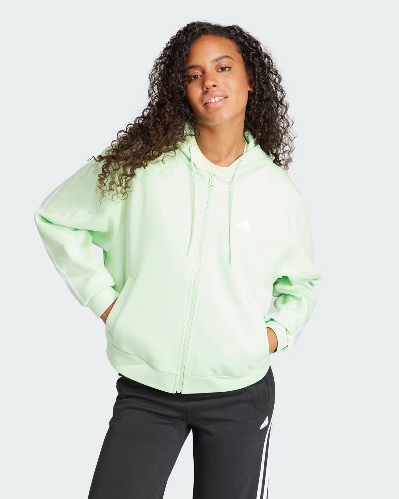 Felpa con cappuccio Future Icons 3-Stripes Full Zip