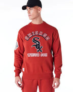 Chicago White Sox World Series Felpa girocollo oversize rossa