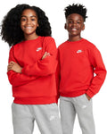 Felpa girocollo per bambini Nike Club Fleece LBR