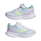 Sneakers bianche con dettagli pastello da Bambina RUNFALCON 5 adidas