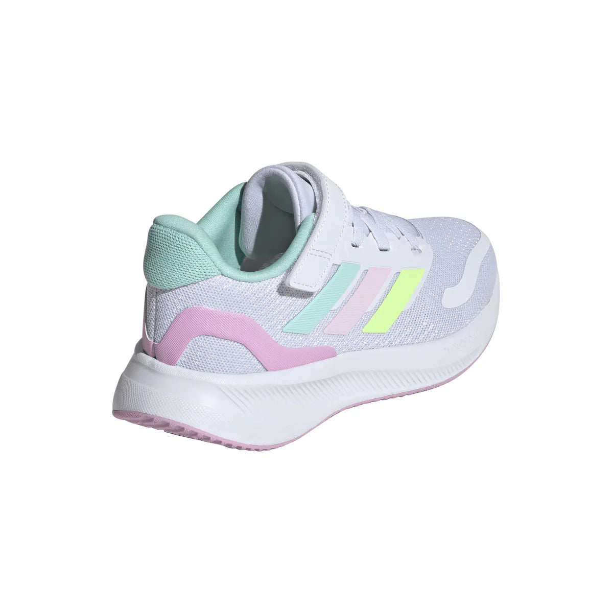 Sneakers bianche con dettagli pastello da Bambina RUNFALCON 5 adidas