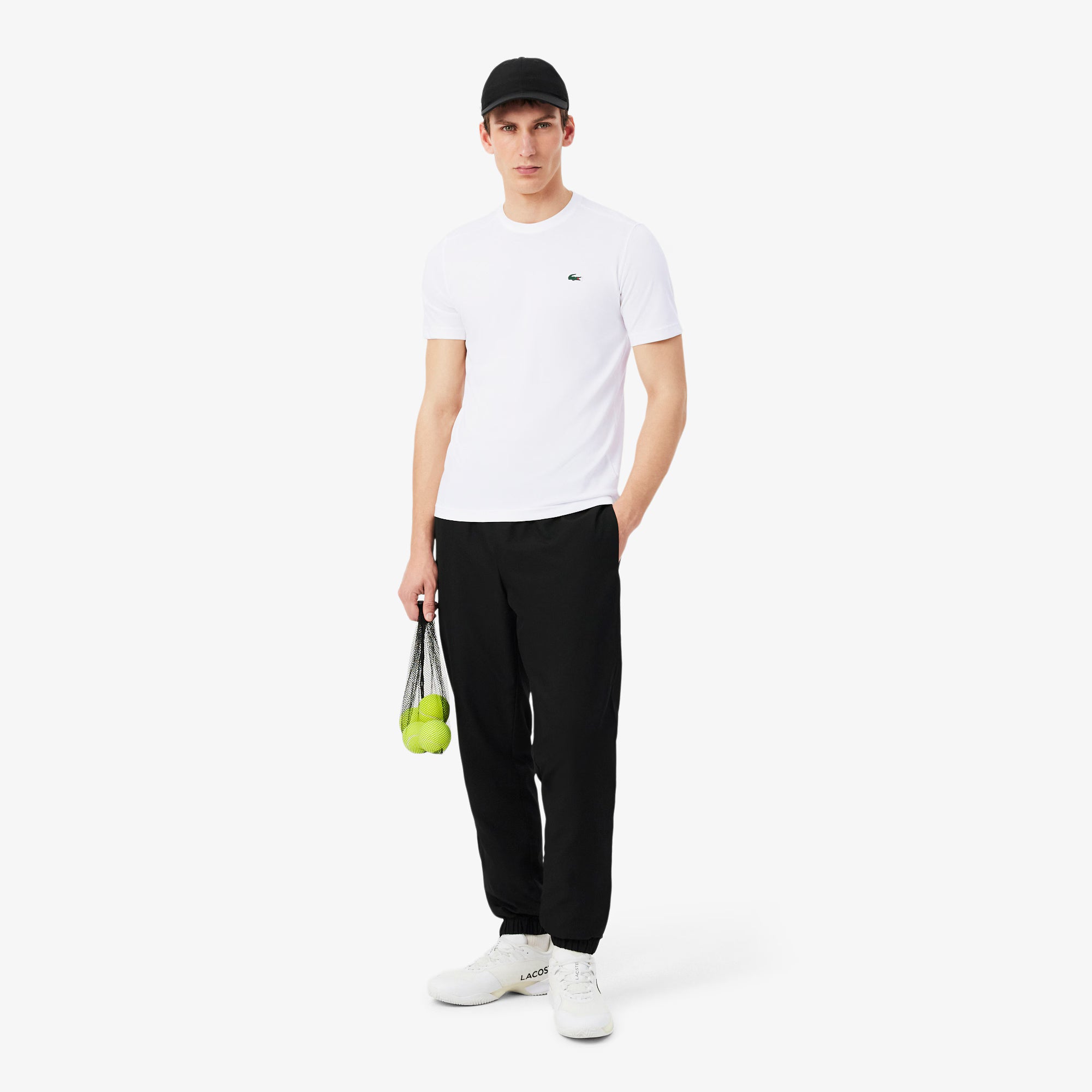 T-shirt sportiva in cotone Ultra-Dry Lacoste