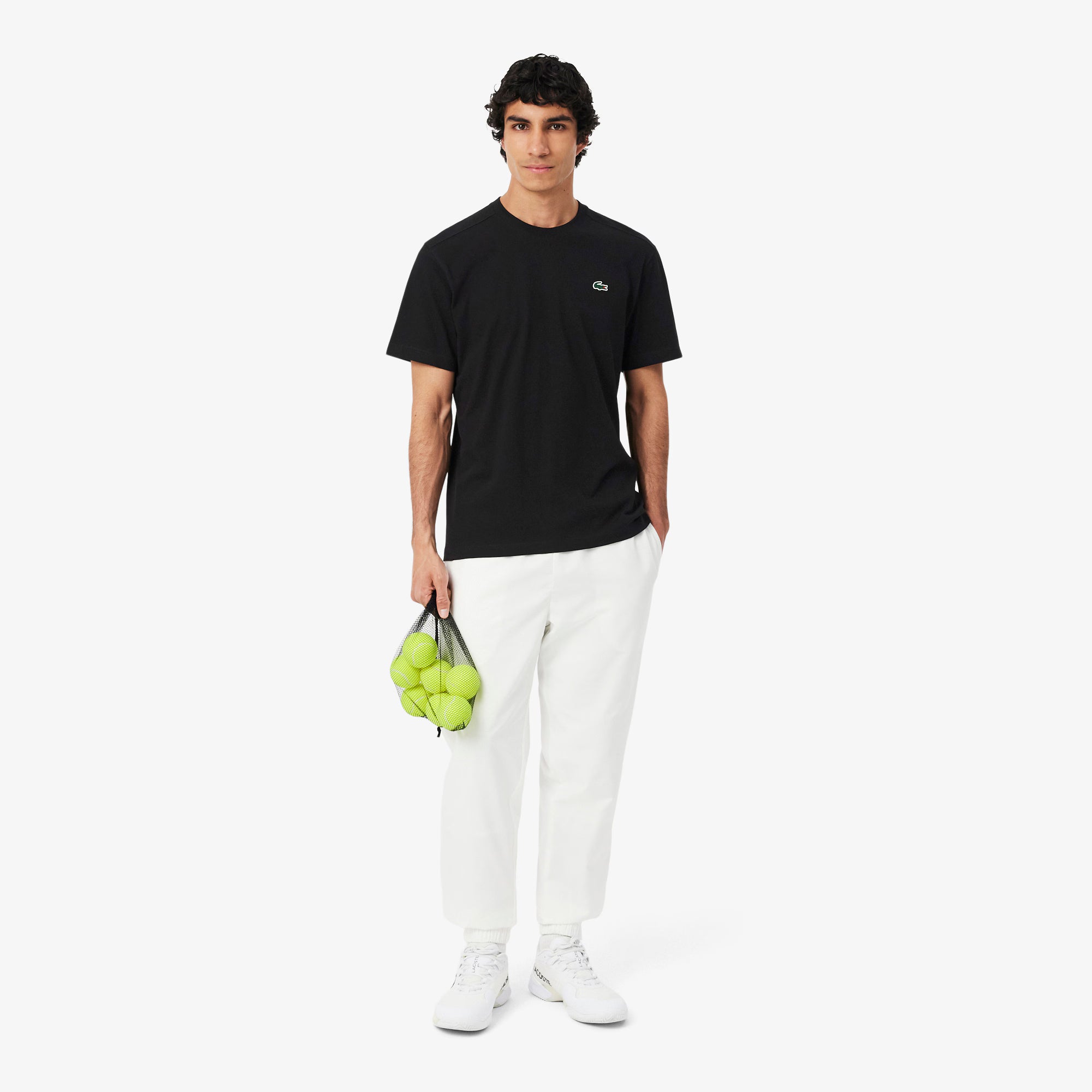 T-shirt sportiva in cotone Ultra-Dry Lacoste