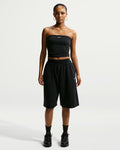Nike Sportswear Shorts bermuda oversize a vita media in French Terry