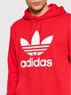 Adidas Felpa adicolor Classics Trefoil HE9500 Rosso Standard Fit