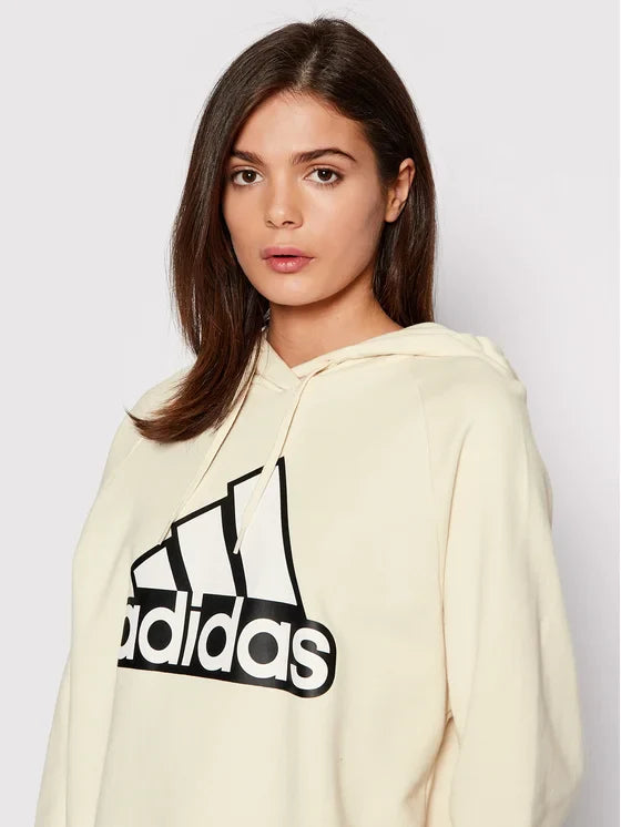 Felpa Essentials Outline Logo Beige Loose Fit