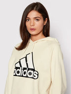 Felpa Essentials Outline Logo Beige Loose Fit