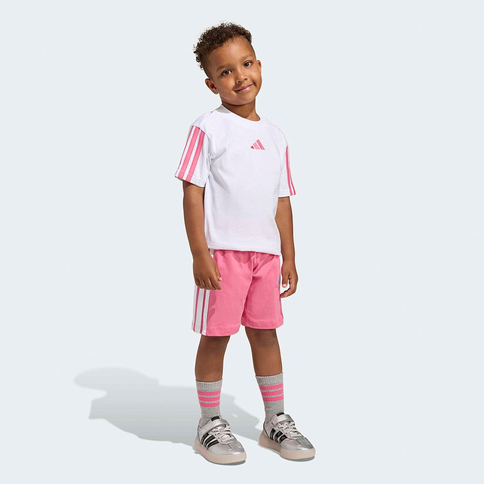 ADIDAS PERFORMANCE Completino Essentials bianco e rosa da bambina