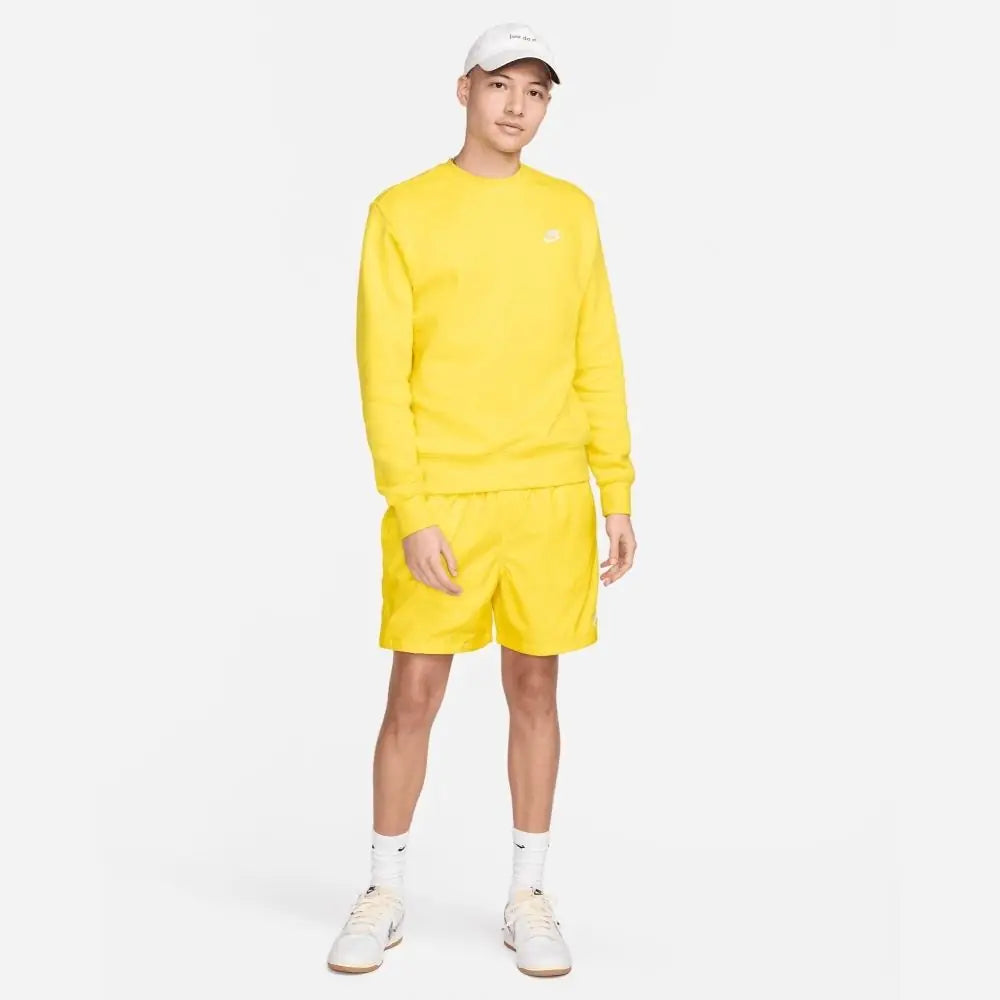 Felpa Nike Sportswear Club Fleece Gialla