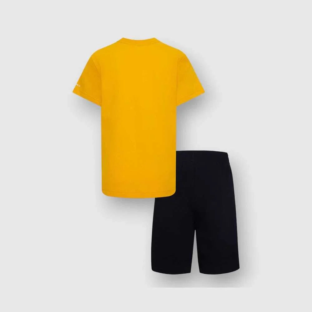 Completo Converse Giallo-Nero Neonato