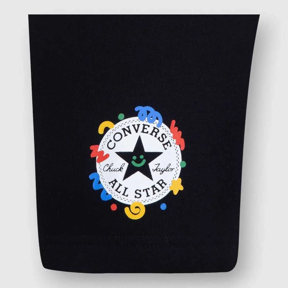 Completo Converse Giallo-Nero Neonato