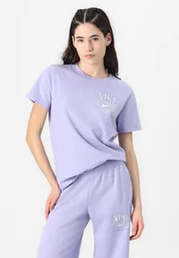 CLUB TEE - T-shirt con stampa - lilac ice
