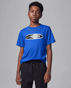 Jordan con Logo gommato Blu