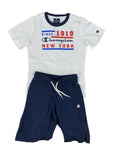 Champion completino da ragazzo Legacy Graphic T-shirt + Bermuda